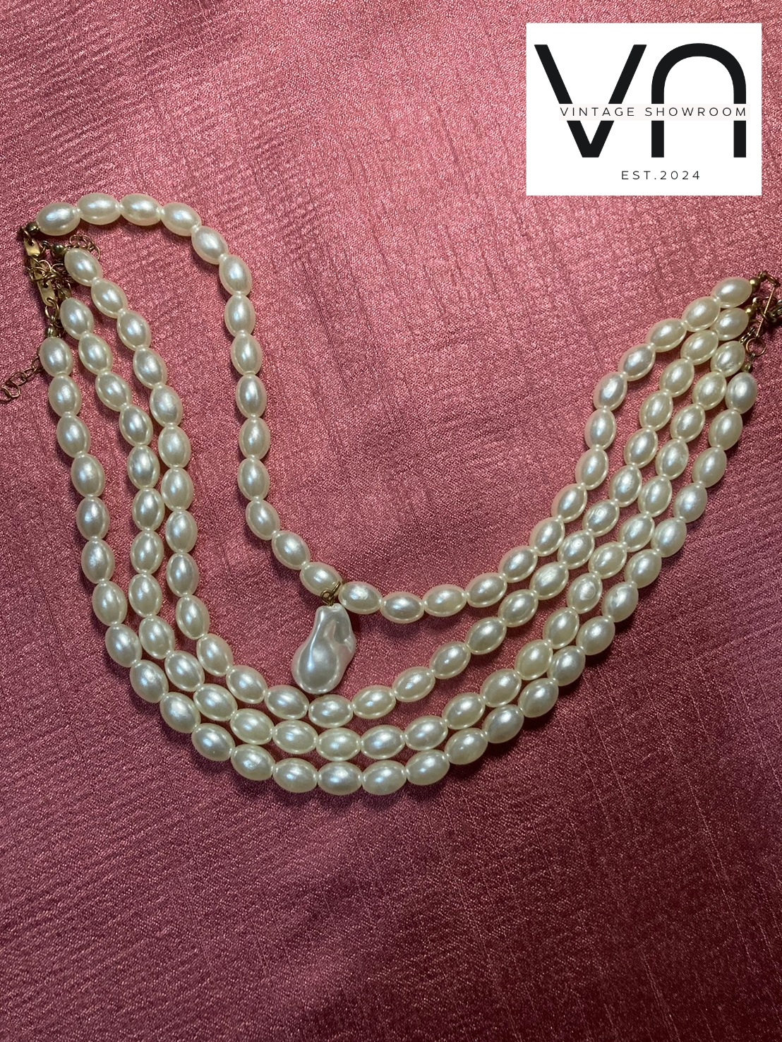 J00002 สร้อยคอวินเทจ Vintage Necklace