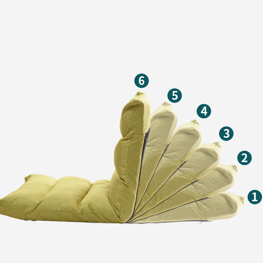 โซฟาเบด ปรับเอนได้ 6 ระดับ เก้าอี้ญี่ปุ่น โซฟาปรับนอน เก้าอี้ปรับนอน เก้าอี้นั่งพื้น โซฟาปรับนอนได้ sofa bed แถมฟรี หมอนหนุนหลัง รุ่น HC-040