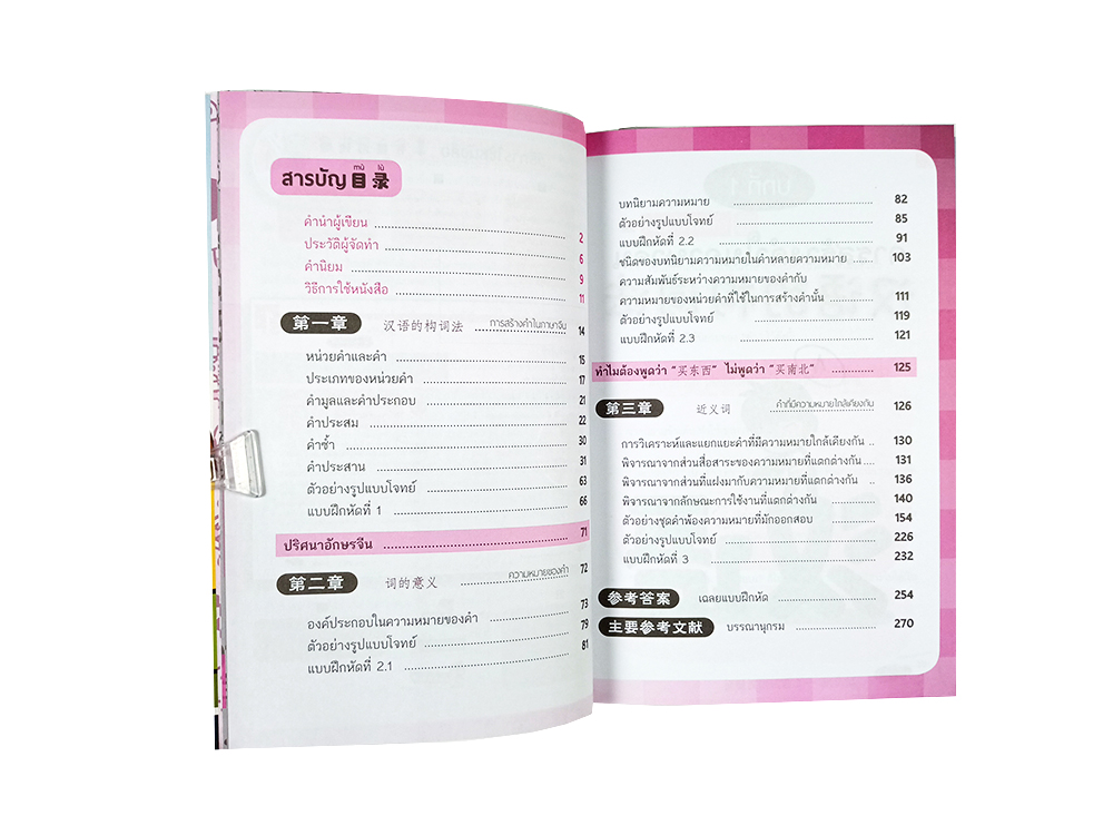 พิชิตข้อสอบภาษาจีน 2 ฉบับคำศัพท์ หนังสือ ภาษาจีน คำศัพท์จีน