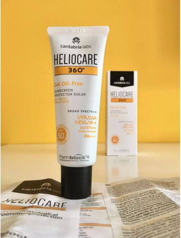 Heliocare 360 Gel Oil Free Dry Touch SPF 50 กันแดด ไม่วอก ไม่มัน ไม่อุดตัน