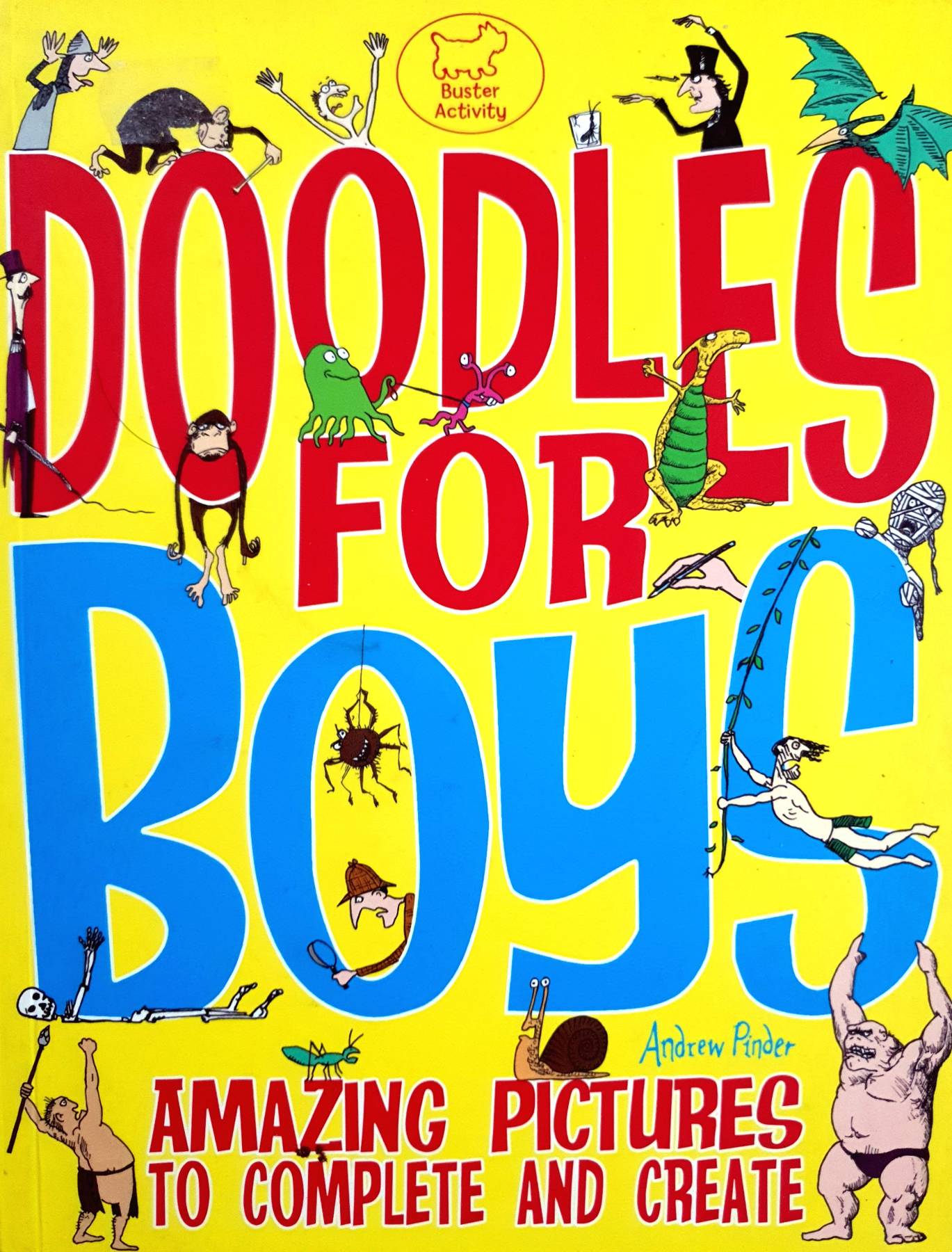 Doodles For Boys Paperback by Andrew Pinder (Author)