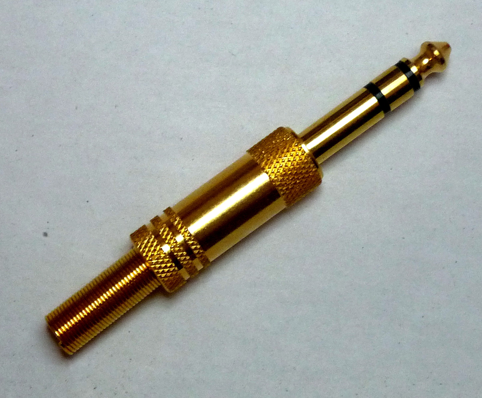 Phone Jack Stereo gold plate