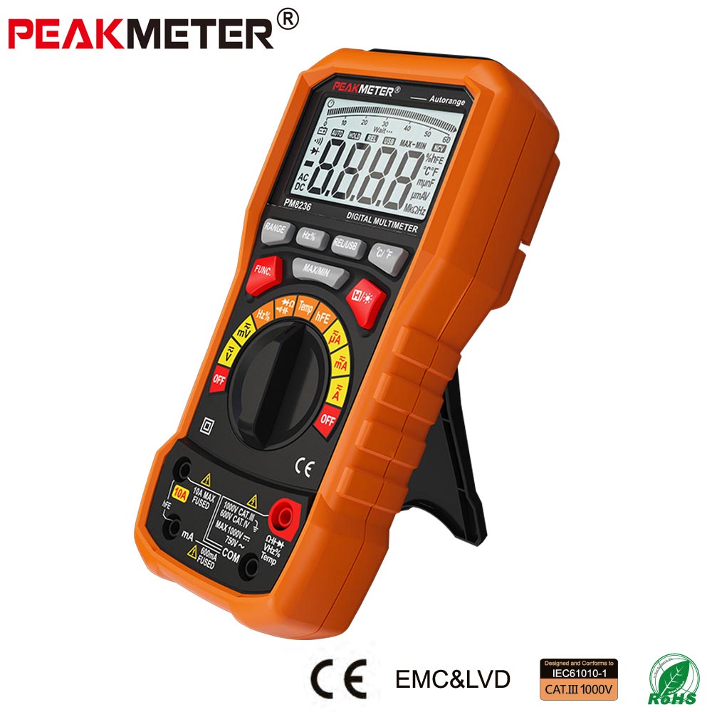 Multimeter Digital PEAKMETER PM8236 Auto Range