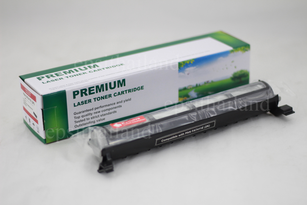 PANASONIC KX-FAT411E ตลับหมึกเทียบเท่า TONER COMPATIBLE FOR PANASONIC KX-MB1900/MB2000/MB2010/MB2025/MB2030/MB2085/MB2090 2K 550 กรัม
