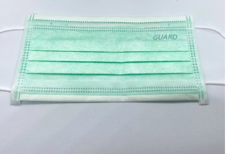 GUARD หน้ากากอนามัยทางการแพทย์ หนา3ชั้น ❀1 กล่อง มี 50 ชิ้น สีเขียว ❀
