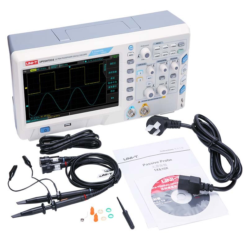 UNI-T UPO2072CS 70 mhz 2 Channels Ultra Phosphor Digital Oscilloscope