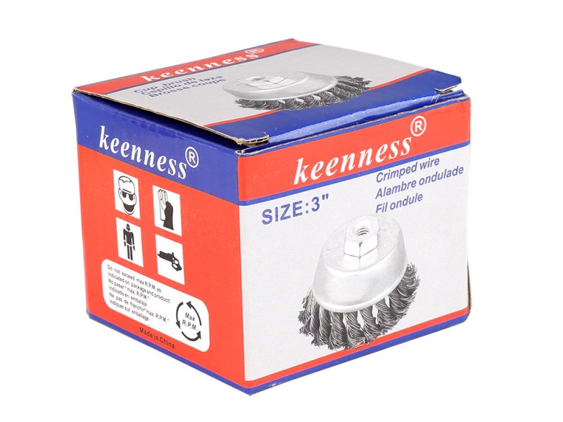 แปรงลวดถ้วย ถักเปีย [ขายส่ง ราคาถูก]