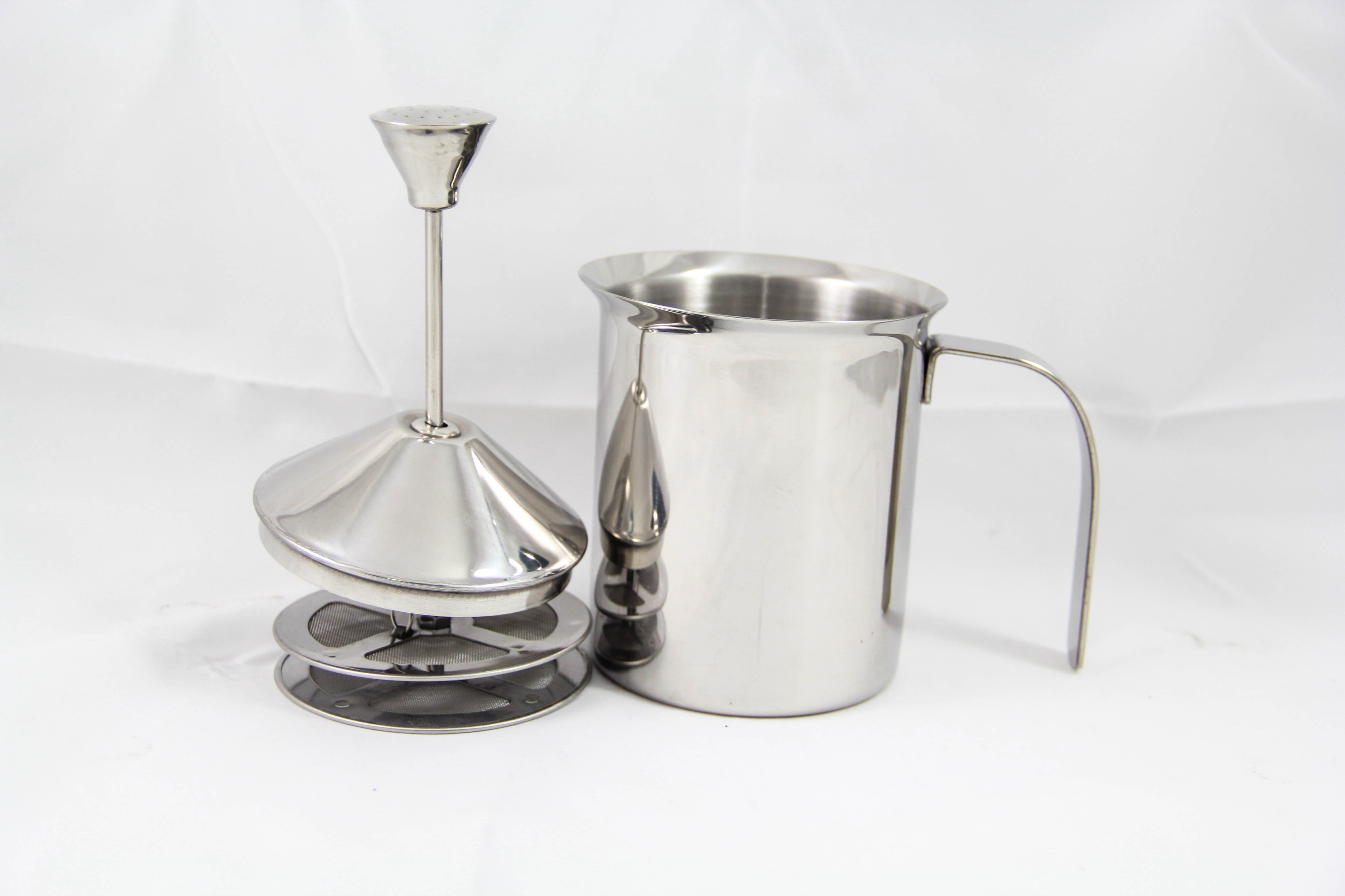 Milk frother เหยือตีฟองนมแบบมีสปริง - 400 ml.
