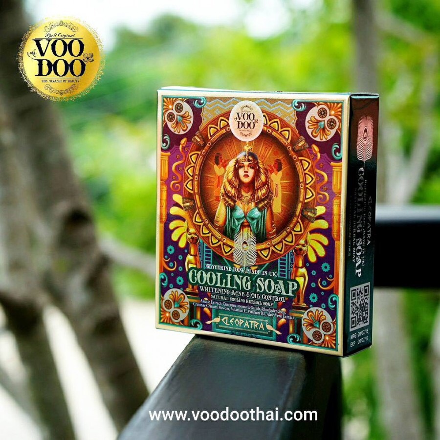 VOODOO CLEOPATRA COOLING HERBAL SOAP สบู่ วูดู 蛇毒皂