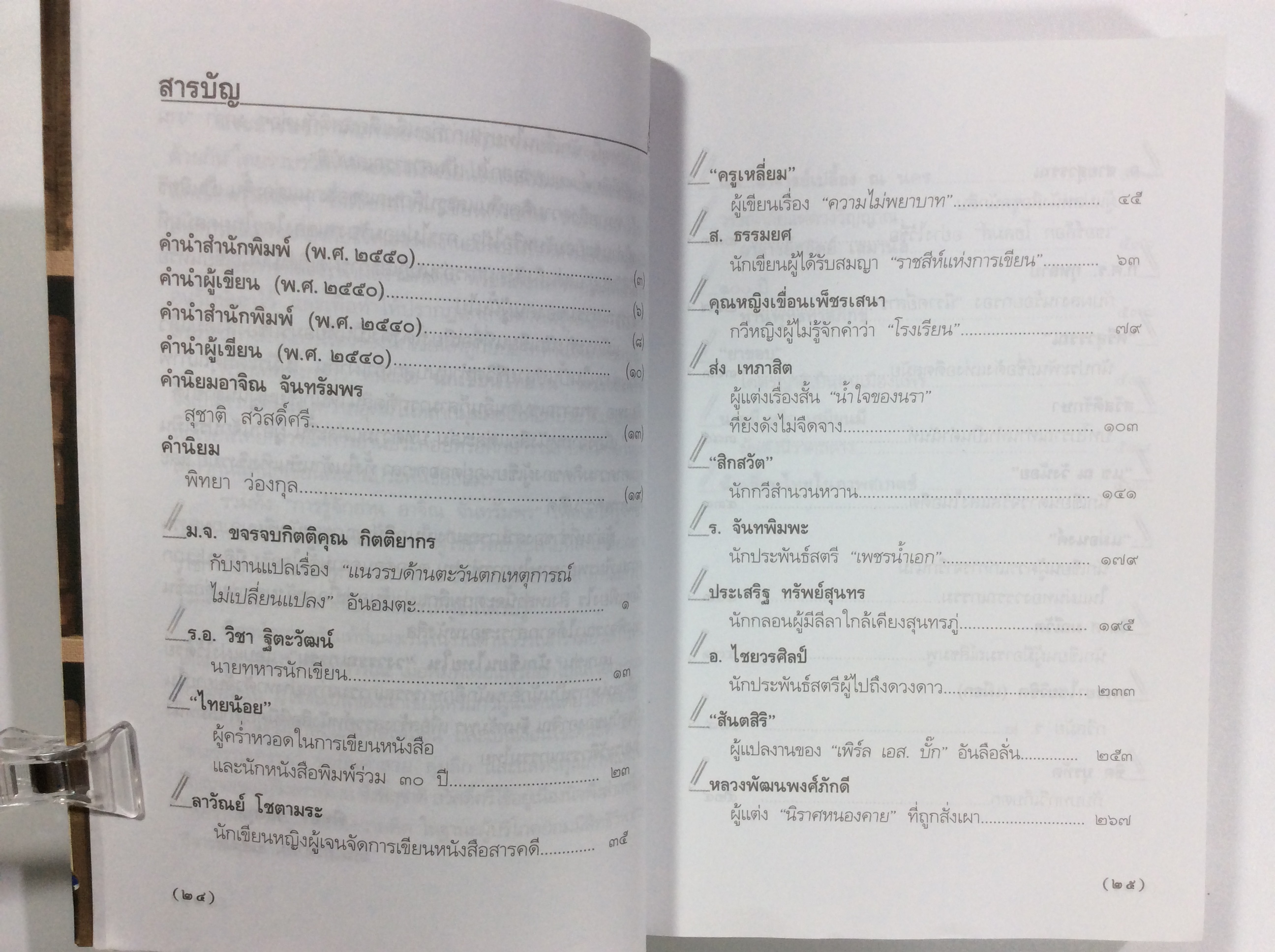 นักเขียนไทยในวงวรรณกรรม หนังสือ ชีวประวัติ นักเขียน