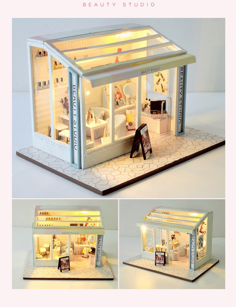 โมเดลร้านทำเล็บจำลอง Spa nail shop 2021สำหรับนักสะสมโมเดลจำลอง