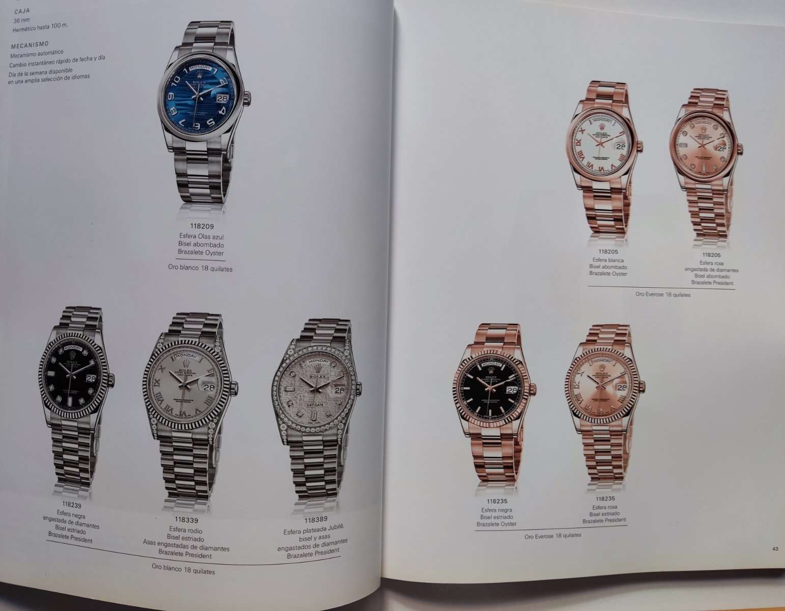 ROLEX OYSTER PERPETUAL CATÁLOGO 2011