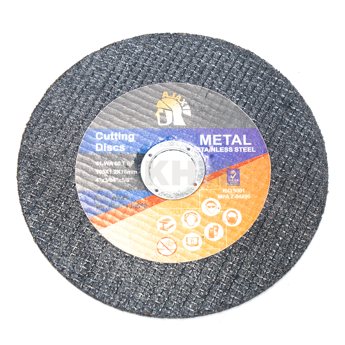 ใบตัดเหล็ก ตัดสแตนเลส AJAX ขนาด 4 นิ้ว หนา 1.2 มิล ตัดคม ทนทาน [ขายส่ง]