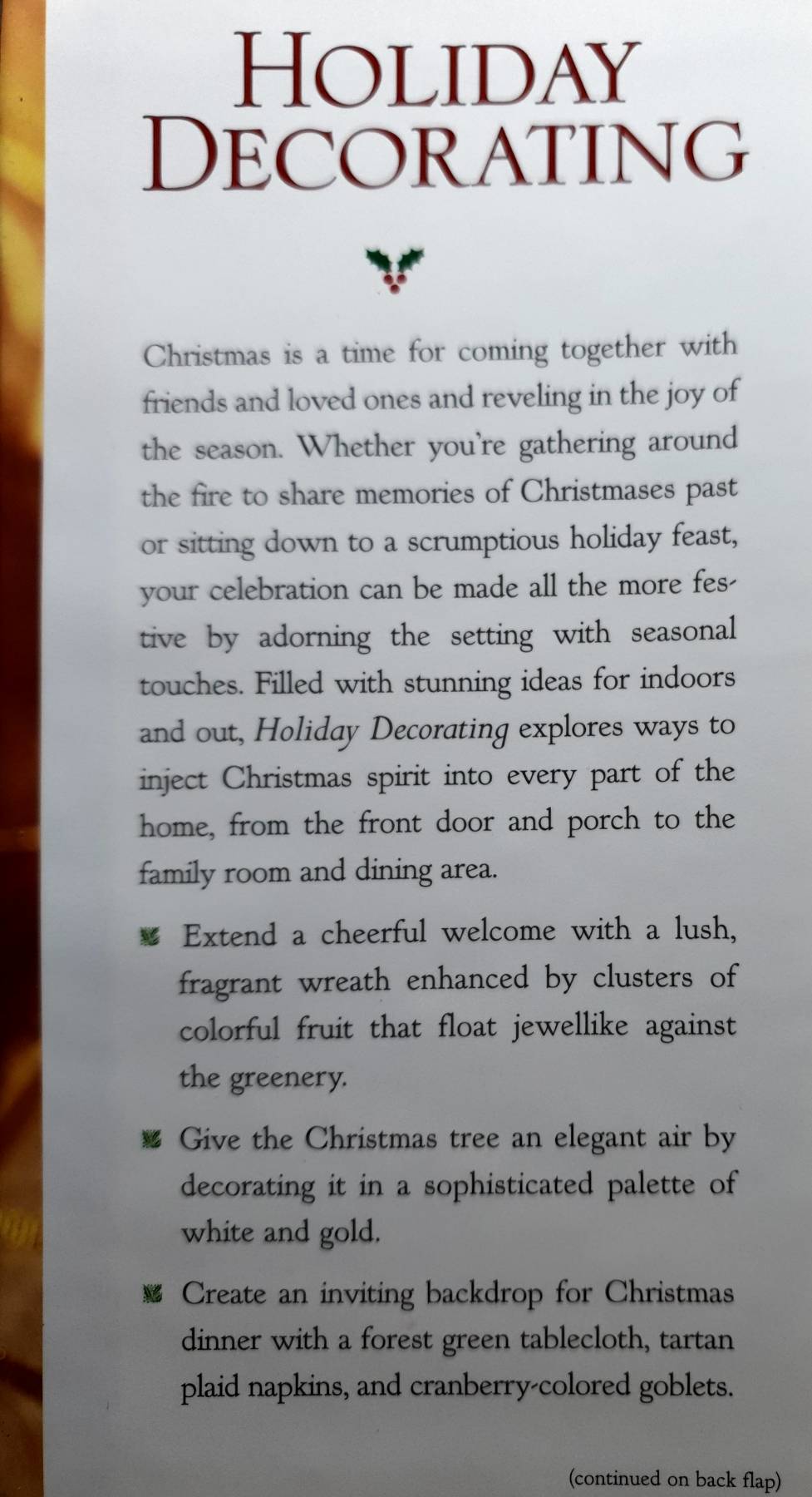 Holiday Decorating : Megan Fulweiler