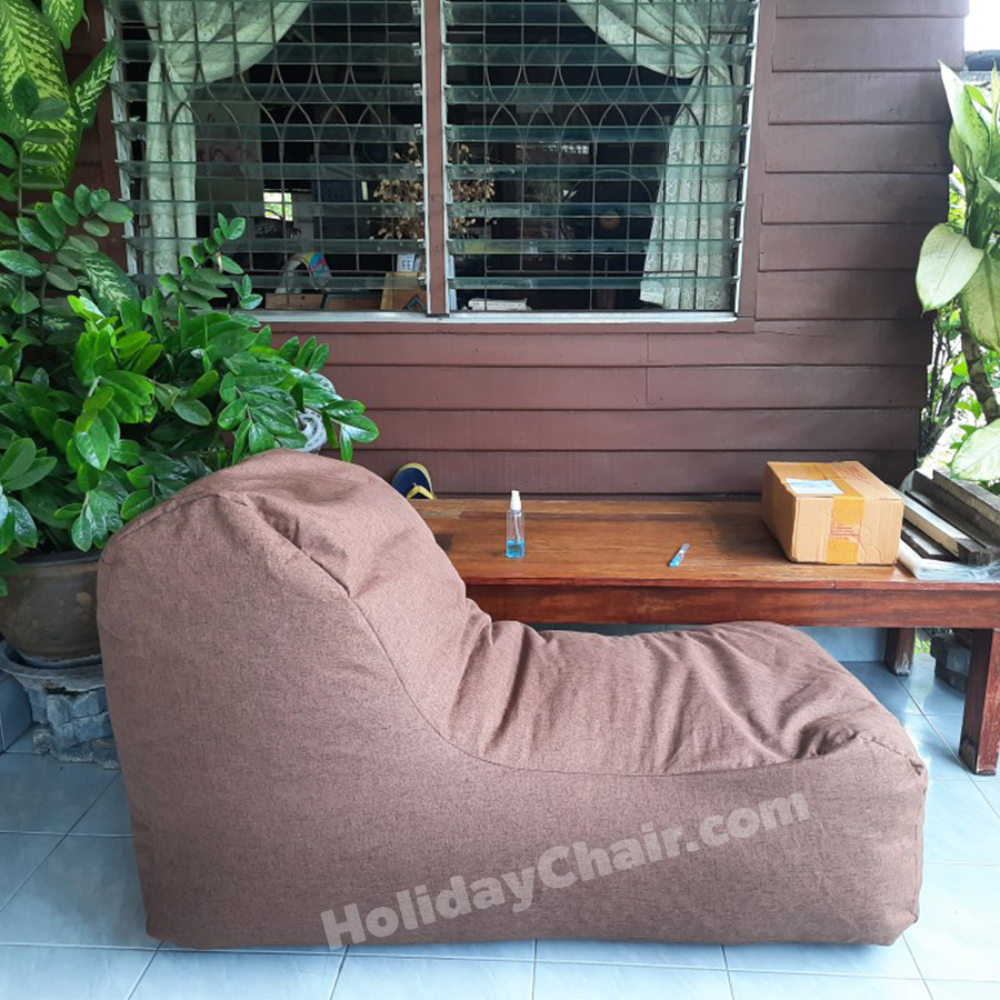 บีนแบ็ก ทรงตัวแอล เก้าอี้เม็ดโฟม bean bag บีนแบค เบาะเม็ดโฟม เก้าอี้นั่งเล่น เบาะนั่งเม็ดโฟม เก้าอี้ญี่ปุ่น โซฟาญี่ปุ่น HC-062
