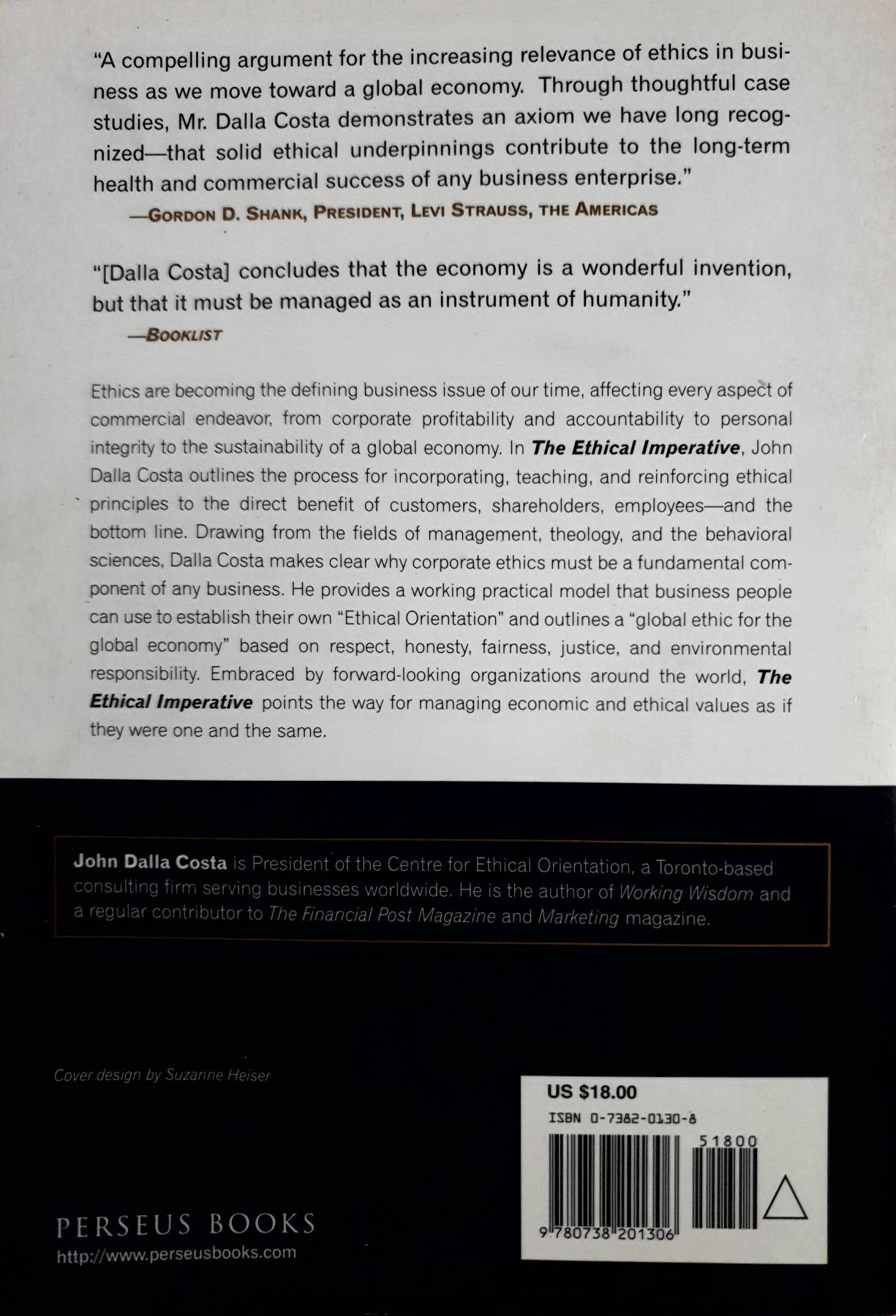 The Ethical Imperative: Why Moral Leadership Is Good Business Paperback