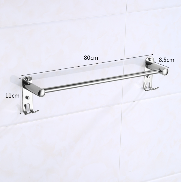 ราวตากผ้าสแตนเลสแท้ 304 แบบติดผนัง ยี่ห้อ Kingsman