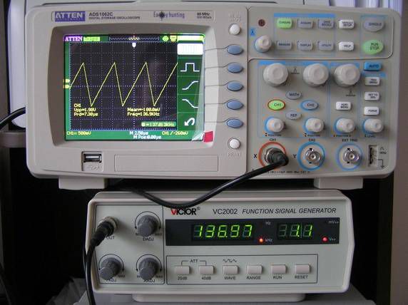 Ossilloscope Atten ADS1062C
