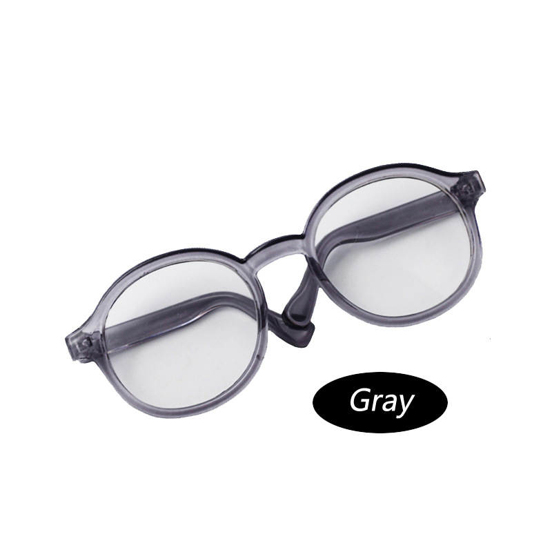 แว่นตาตุ๊กตาlabubu 15-20 ซม. ขนาด6.5CM แว่นตา Harley Labubu bjd 6 จุด แว่นตาตุ๊กตา