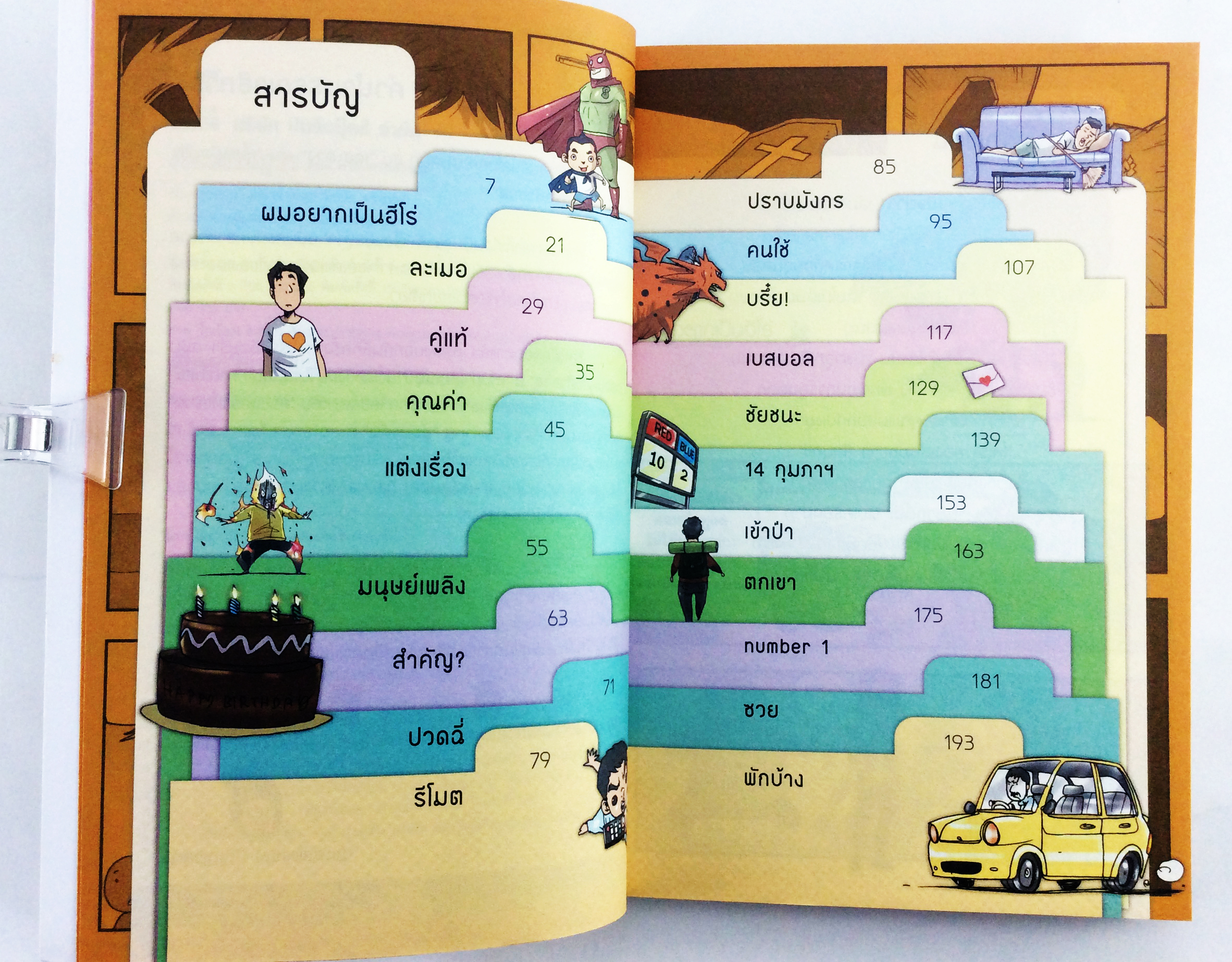 เรื่องมีอยู่ว่า ฉบับครอบครัวหัวขาด หนังสือ การ์ตูน