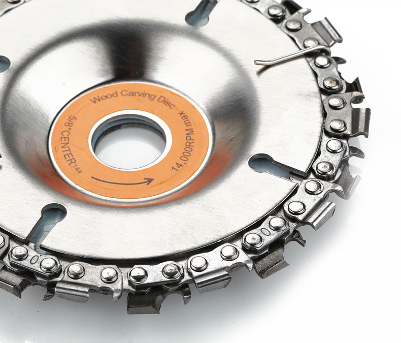 ใบเลื่อยฟันโซ่ 4 นิ้ว ใบเลื่อยโซ่ ใบเลื่อยฟันโซ่ ตัดโซ่เลื่อยไม้เครื่อง สำหรับเครื่องเจียร์ หินเจียร์