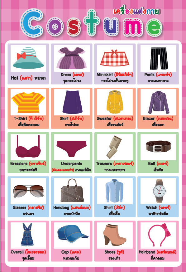 โปสเตอร์ เสื้อผ้า
