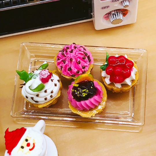 Miniature Cupcake 4 pieces without tray