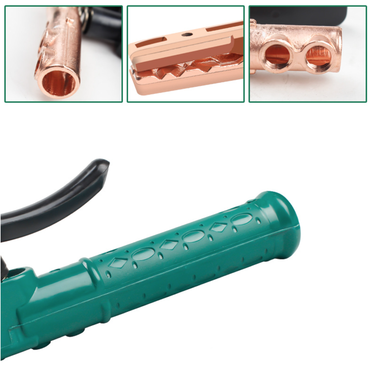 คีมจับลวดเชื่อมด้ามเขียว OBUN**ของแท้** รุ่น 300A , 500A , 800A , 1000A วัสดุคุณภาพดี แข็งแรง