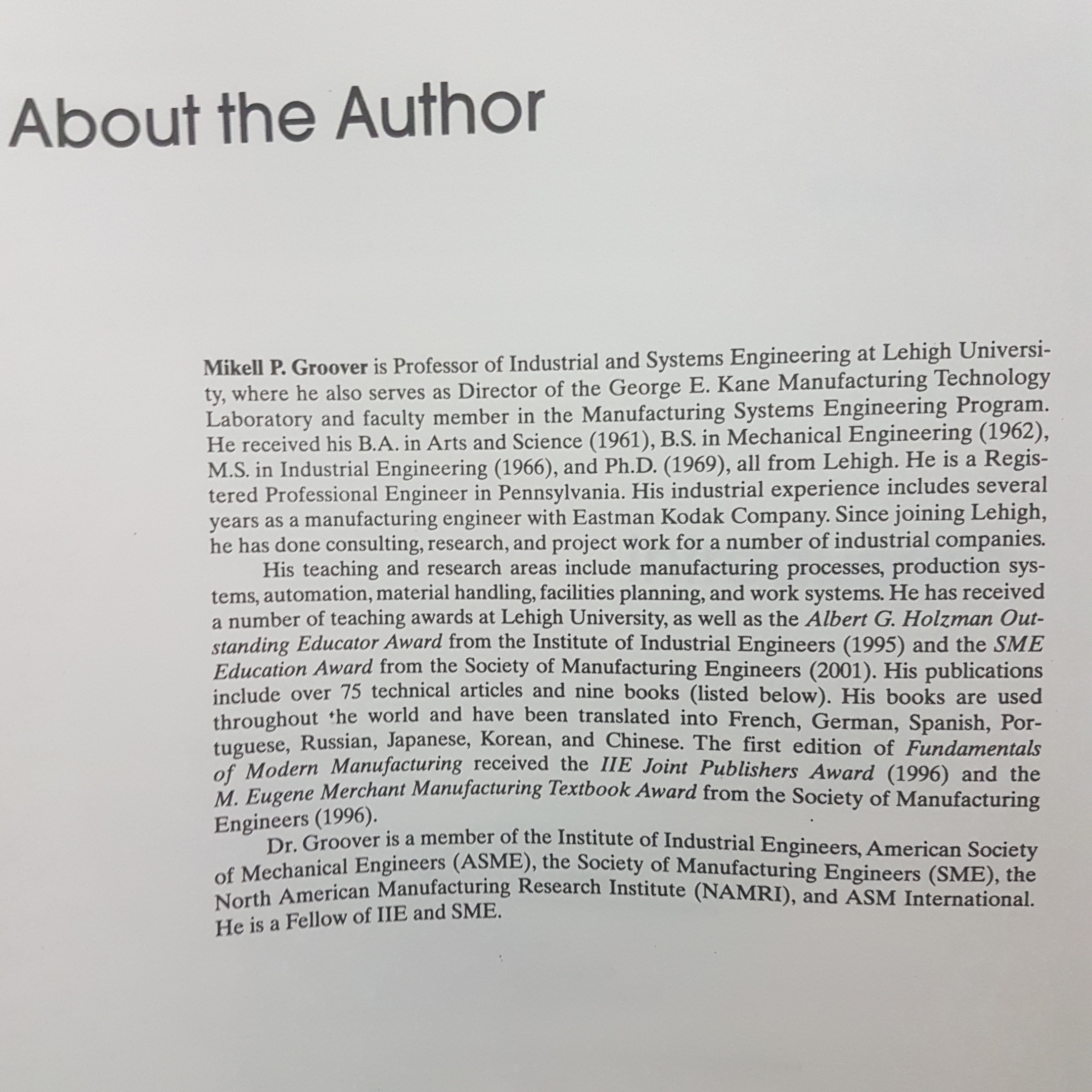 Automation Production systems and Computer integrate Manufacturing 3rd Edition