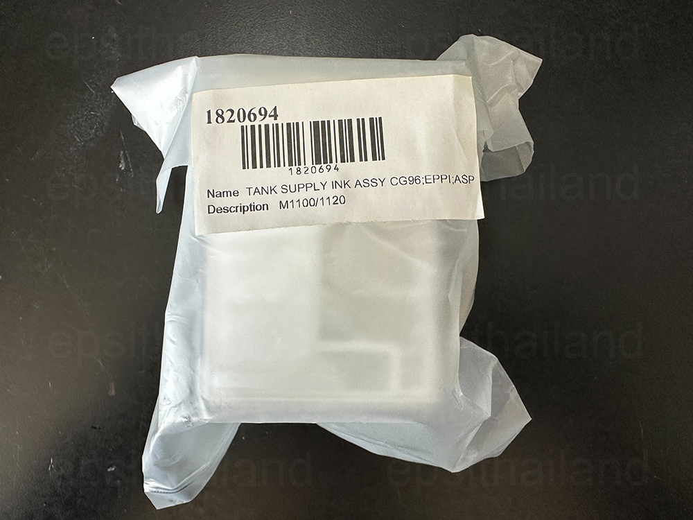 EPSON 1820694 แทงค์เก็บหมึก ของแท้ศูนย์ ORIGINAL TANK SUPPLY INK ASSY.,CJ18EPPI;ASP FOR EPSON EcoTank Monochrome M1100/M1120/M1140/M1170/M1180/M2120/M2140/M2170/M3140/M3170/M3180 400 กรัม