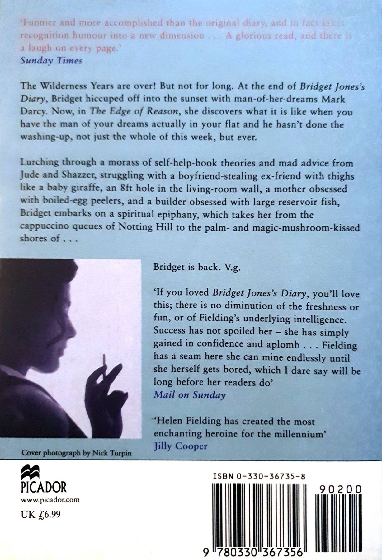 Bridget Jones: The Edge of Reason by Helen Fielding