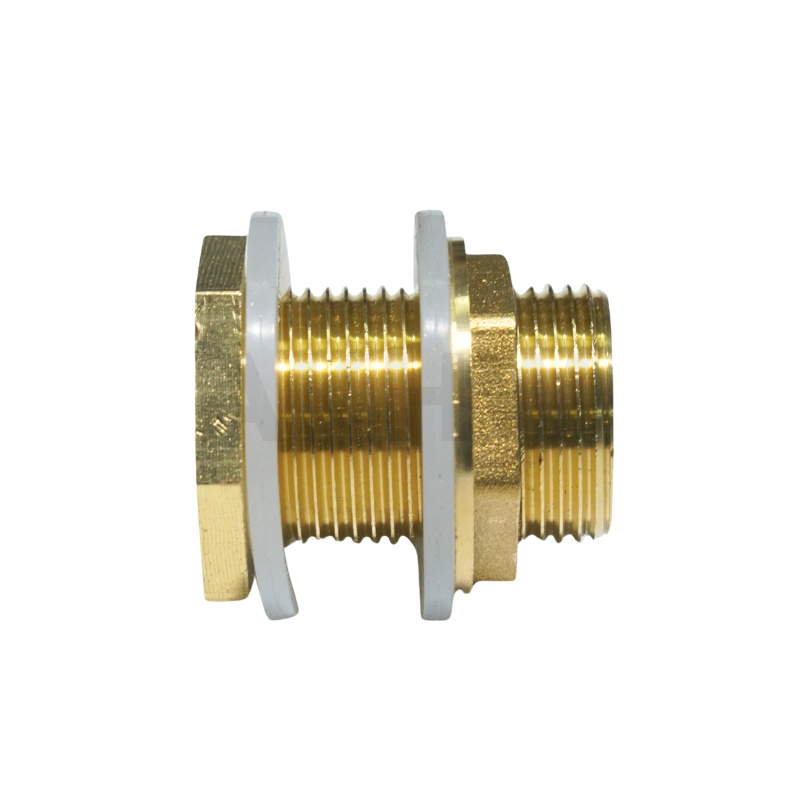 ข้อต่อถังน้ำทองเหลือง/ข้อต่อแท้งค์เก็บน้ำทองเหลืองแท้ KingsMan ทนทาน ไม่เป็นสนิม [ขายปลีก/ส่ง]