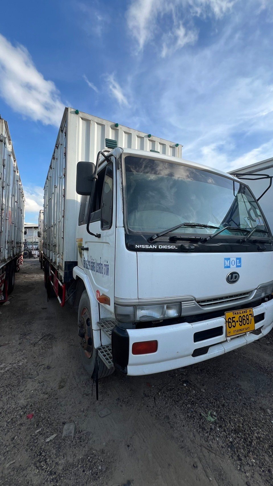 10ล้อตู้ทึบ10บาน6.2ม.NISSANนิสสันยูดี 254 แรงม้าปี48ตามสภาพ350,000บ.9687 มี3คัน(B)