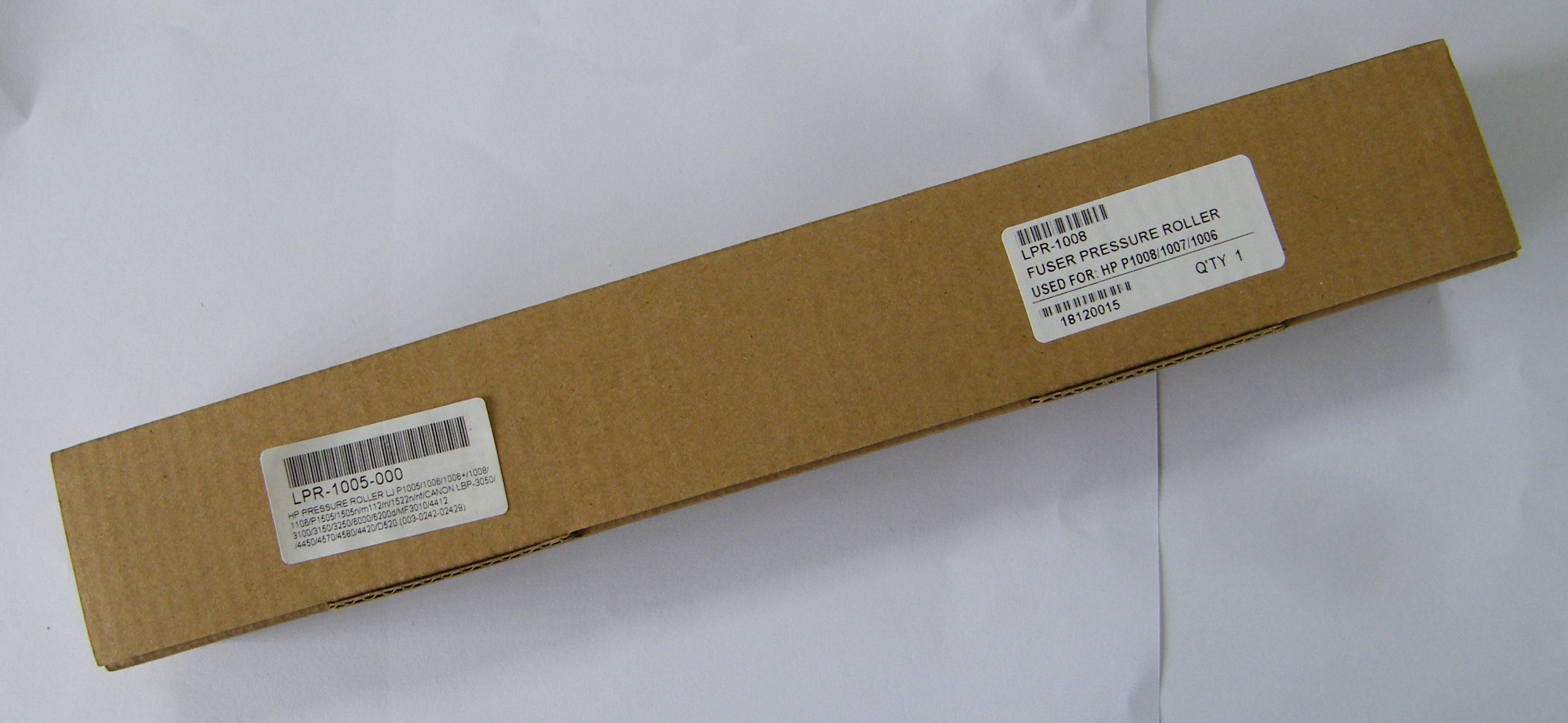 HP-CANON LPR-1005-000 PRESSURE ROLLER ลูกยางความร้อน HP P1005/1006/1008/1106/P1505/CANON LBP-3050/3100/3150/3250/6200d/MF3010 1 กก.