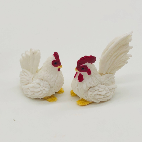 Miniature Bantam Duo,Miniature Chicken 2 pieces