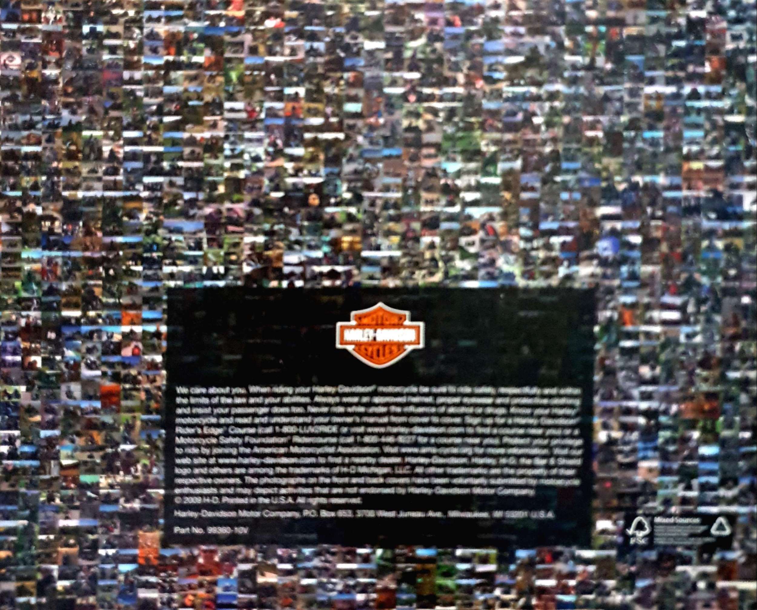 Original 2010 Very Impressive Sales Book Harley Davidson Motorcycles 9 x 7 Nice