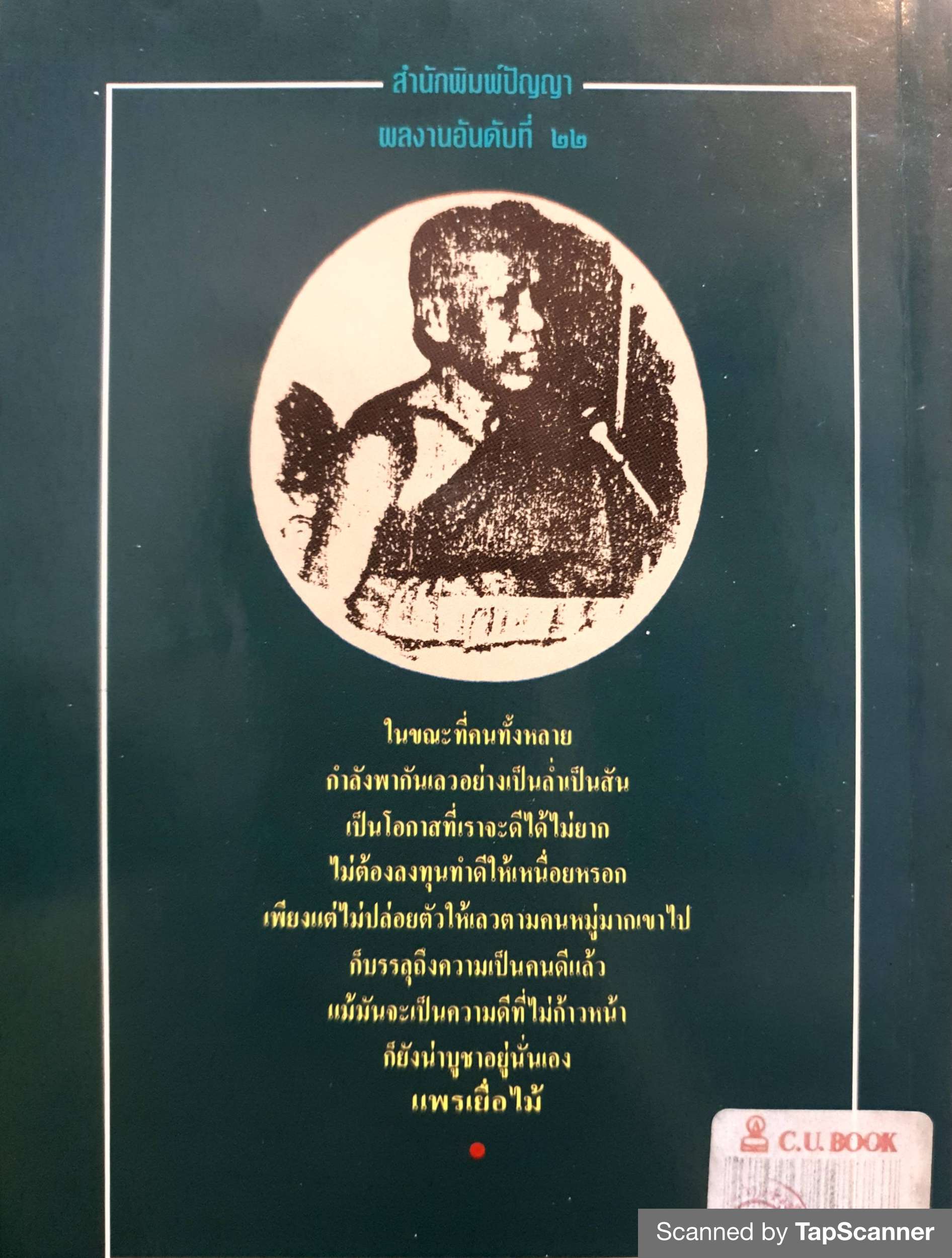 ธรรมะจากหลวงตา คติธรรมที่เลือกสรรแล้ว จากชุดหลวงตา แพรเยื่อไม้ พิมพ์ปี 2534