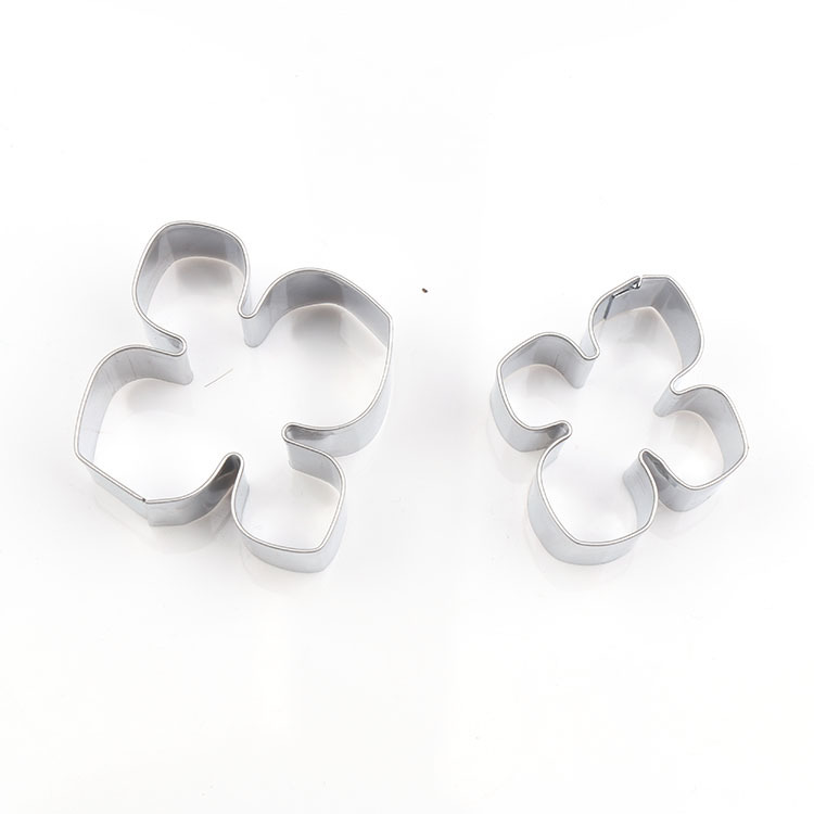 แม่พิมพ์ดอกไม้ งานสแตนเลส Food grade เหมาะสำหรับนำไปทำกินขนมเค้กพิมพ์ดอกไม้ไฮเดรนเยีย สแตนเลส Hydrangea Petals fondantดอกไม้ใหม่เค้กเครื่องมือไฮเดรนเยียกลีบตัดแม่พิมพ์ชุด2ชิ้นA368