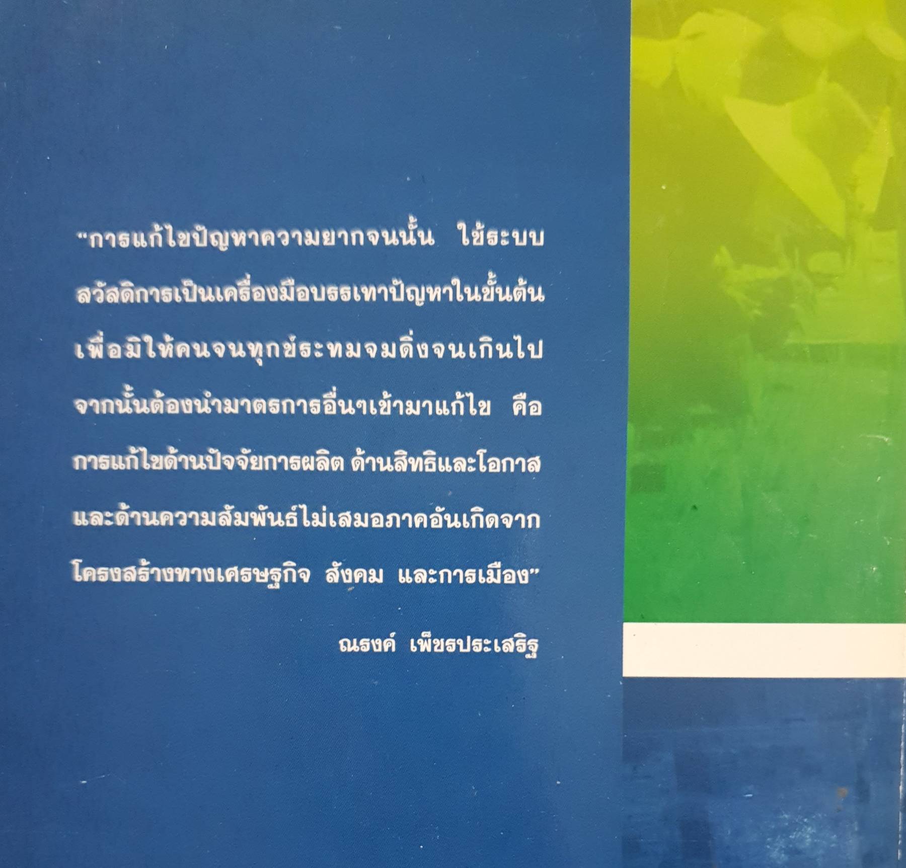 เศรษฐศาสตร์การเมือง สวัสดิการสังคม ฉบับชาวบ้าน แนวคิด นโยบาย แนวทางปฏิบัติ