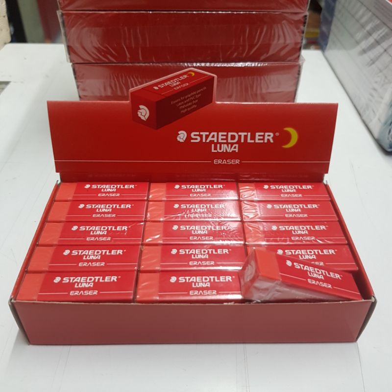 ยางลบ STAEDTLER LUNA รุ่น525 L30-20 ยางลบนิ่มๆ ลบสะอาด (แพ๊ค 2 ชิ้น และแพ๊ค 3 ชิ้น)