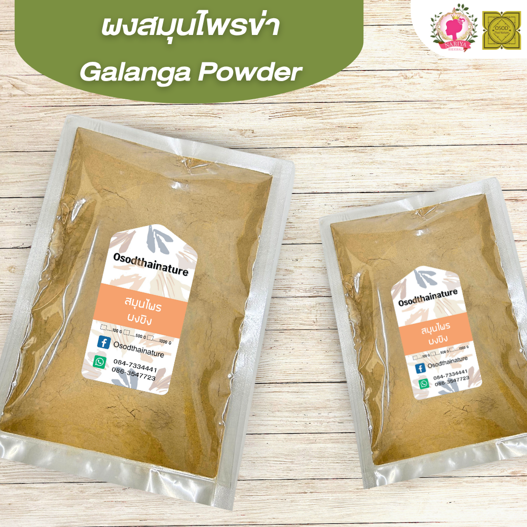 ผงขิง (Ginger Powder) ขนาด 500 1000 กรัม ขิง สมุนไพร บดละเอียด แท้ 100% FG-HBP-022