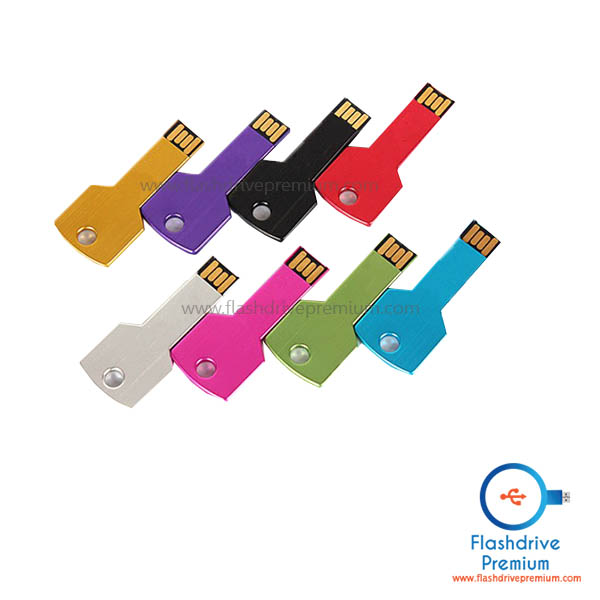 แฟลชไดร์ฟกุญแจและซองหนัง (Key Ring Leather Flash Drive)