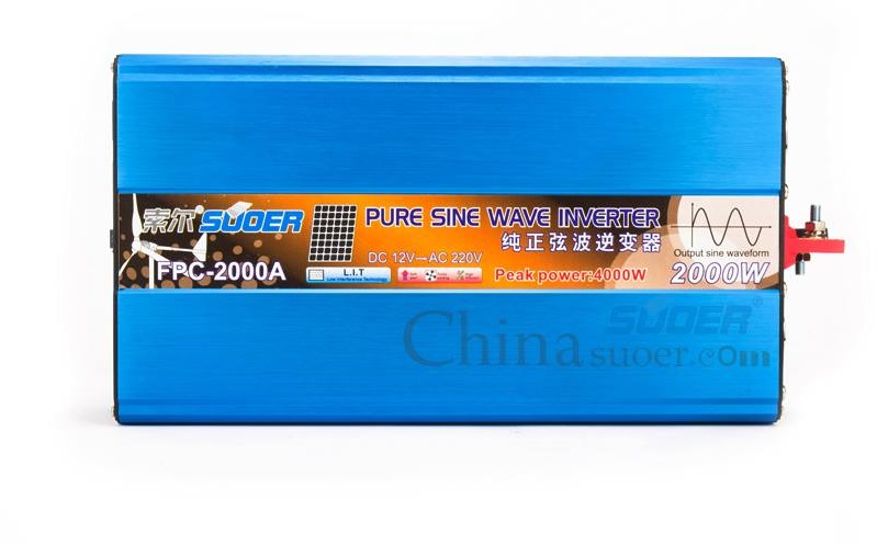 อินเวอร์เตอร์ 12v/24v 2000w SUOER (FPC-2000A/B) pure sine wave