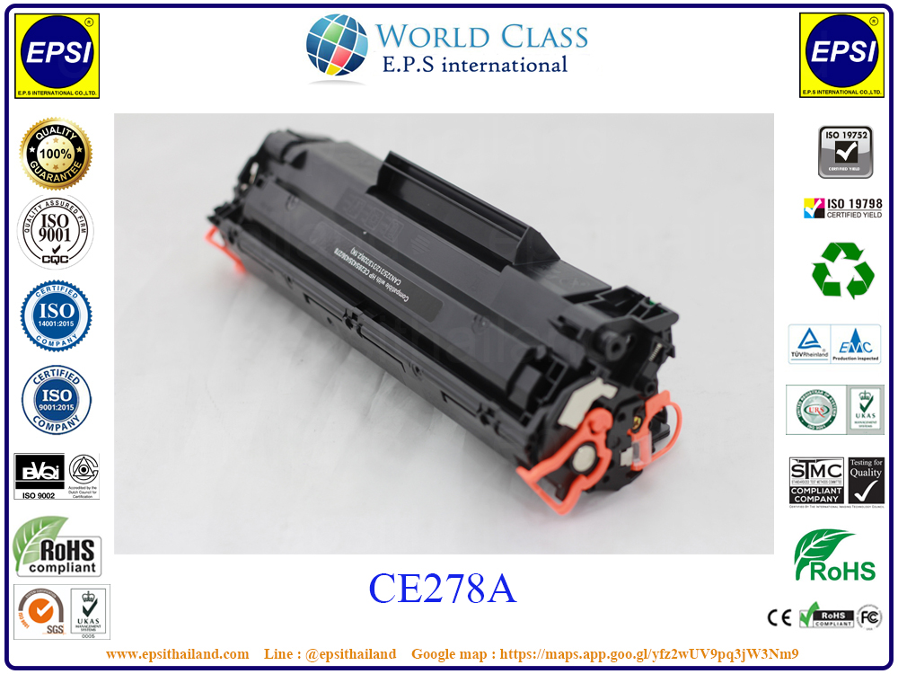 HP TONER CARTRIDGE FOR HP CE278A / CANON CARTRIDGE328 / CARTRIDGE326 1,500 กรัม