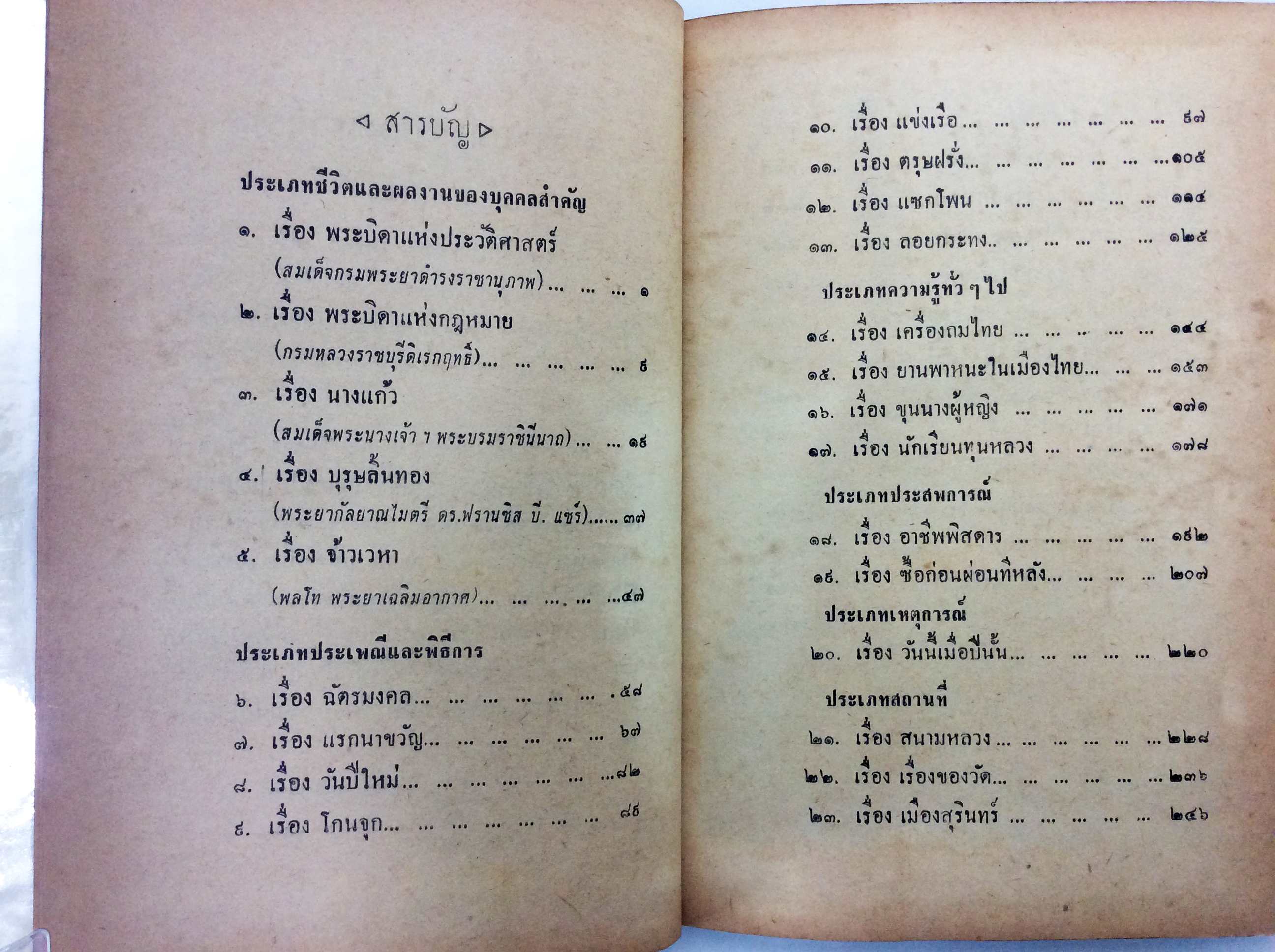 สารคดีรอบเมืองไทย หนังสือเก่า หนังสือหายาก หนังสือสะสม หนังสือ ประวัติศาสตร์ วัฒนธรรม