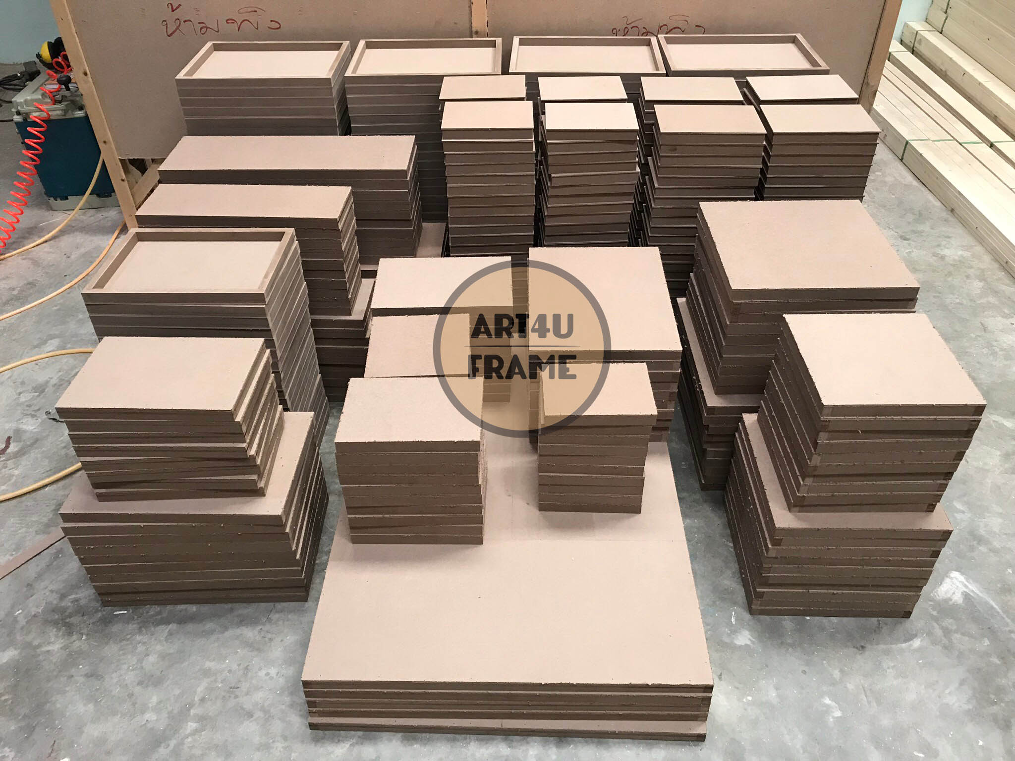 กรอบลอยตีโครงขายส่ง16x24นิ้ว