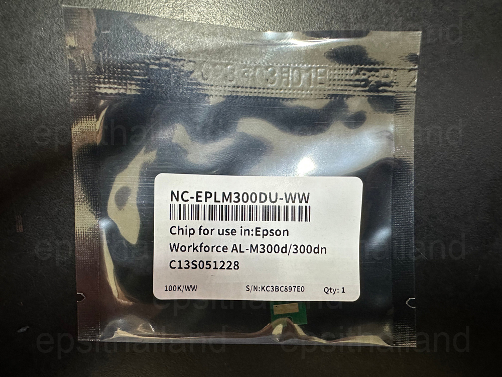 EPSON CHIP_S051228 ชิปชุดดรัมสร้างภาพ DRUM CHIP FOR EPSON WorkForce AL-M300D/N300DN/MX300/MX300DN 100K 400 กรัม