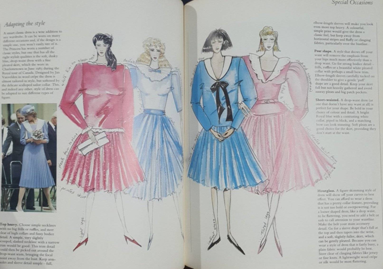 The Diana Look The Princess Diana Fashion Book by Sue James | Paperback
