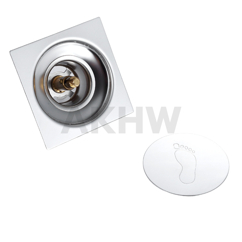 ตะแกรงน้ำทิ้งแบบกดเปิดปิด KingsMan สแตนเลส SUS304 แข็งแรง ไม่เป็นสนิม [ขายปลีก/ส่ง]