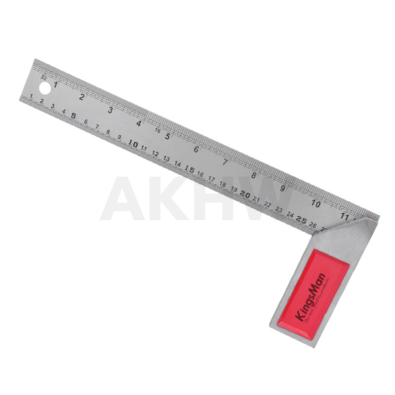 ฉากวัดไม้สแตนเลส ขนาด 12 นิ้ว KingsMan สเตนเลสคุณภาพดี ทนทาน ไม่เป็นสนิม